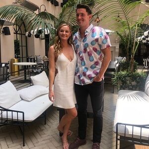 Zara white mini dress